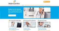 Desktop Screenshot of moderncareplans.com